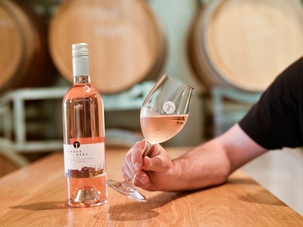 some bubby at the Ringer Reef Winery