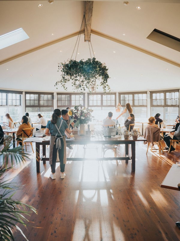 vibrant interior at the Sault Restaurant