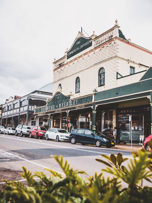 Bellingen main streetscape