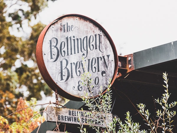 Bellingen Brewing Co. Sign