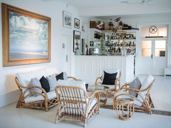living room inside Hopewood House