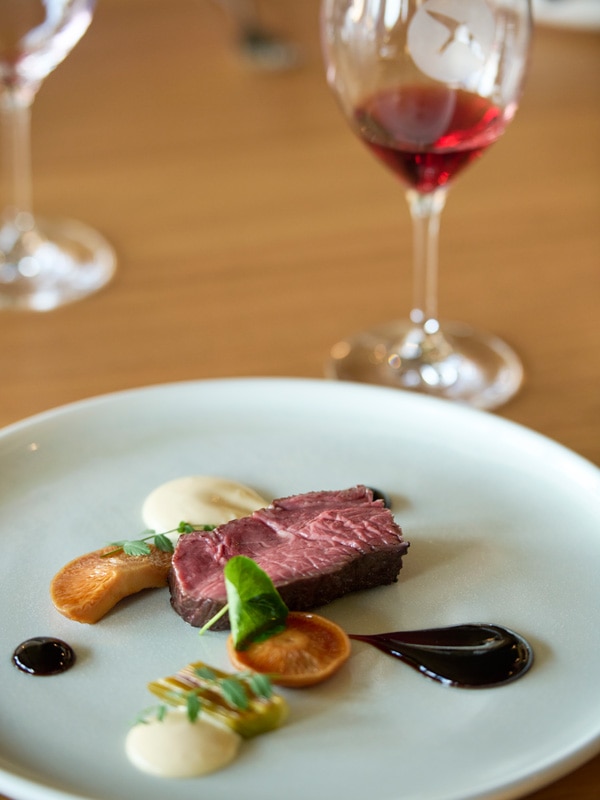 pretty plating at Printhie Wines