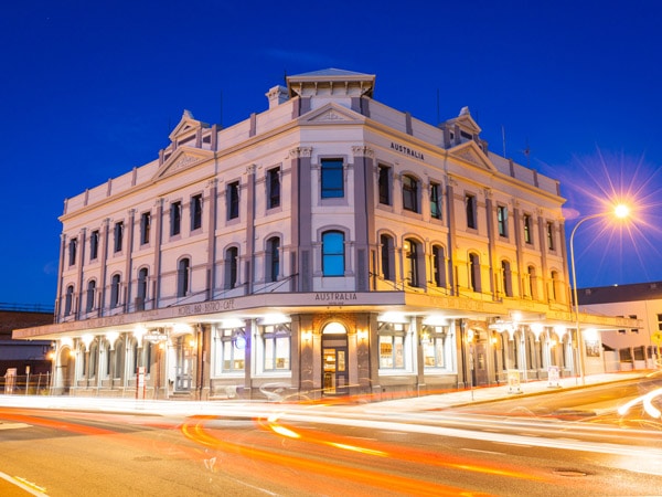 The exterior of the Australia Hotel Bar in Fremantle
