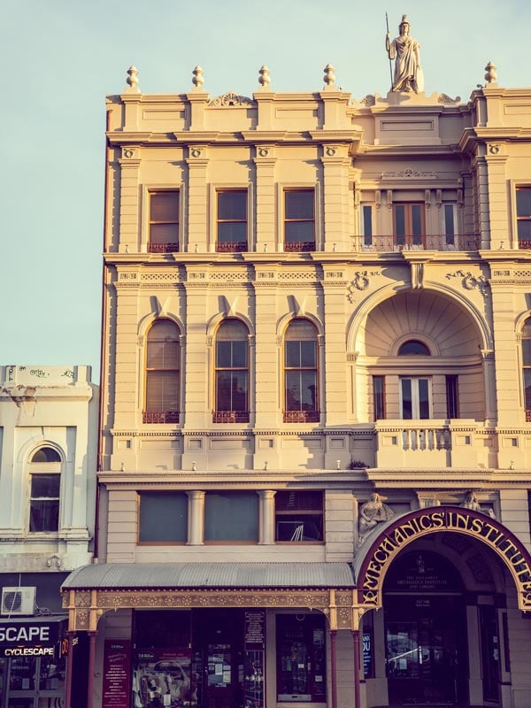 Heritage building in Ballarat.
