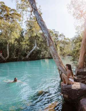 Take a dip at Byfield National Park