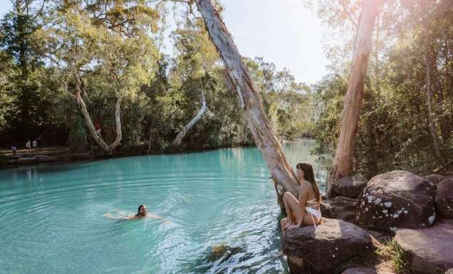 Take a dip at Byfield National Park