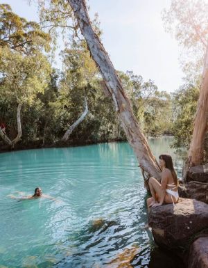 Take a dip at Byfield National Park