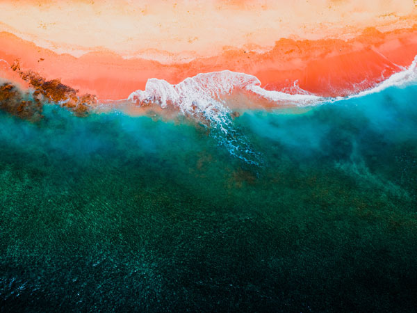 sun-kissed beach in Broome