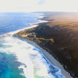 an aerial view of Boranup Beach