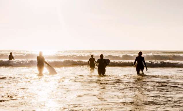surfing in Port Fairy