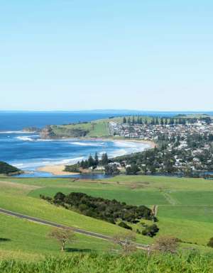 Views of Werri Beach in Gerringong