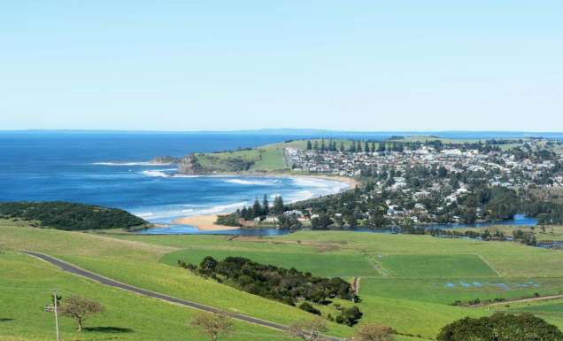 Views of Werri Beach in Gerringong
