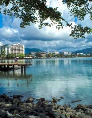 view of Cairns from the Esplanade
