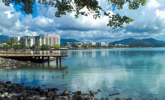 view of Cairns from the Esplanade