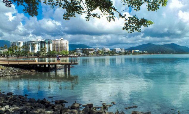 view of Cairns from the Esplanade