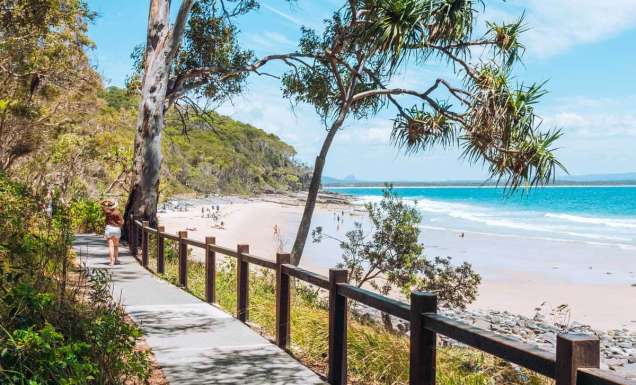 scenic sea views at Noosa National Park