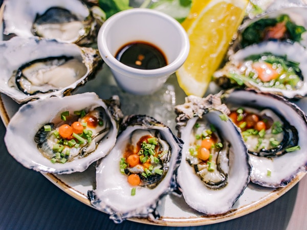 Oysters from Latitude 30 in Coffs Harbour