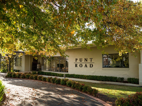 the exterior of Punt Road Winery, Yarra Valley