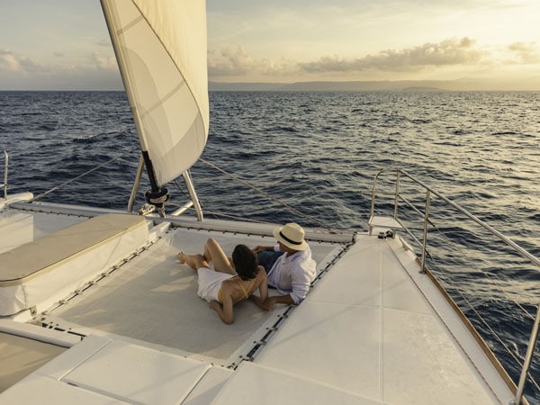 sunset sail with Sail Away