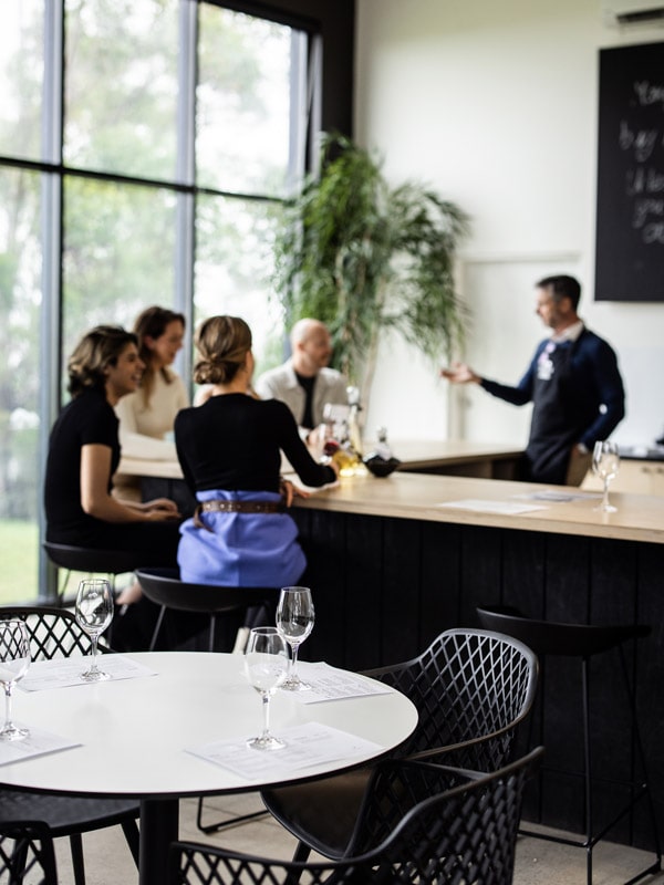 Interior of Two Figs Winery in Berry