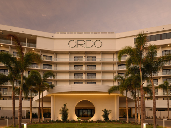 the front view of Ardo Resort in Townsville