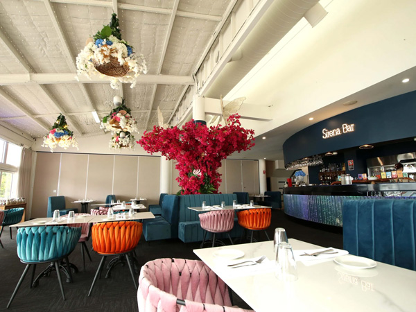 a look inside Siera Seaside restaurant in Nelson Bay
