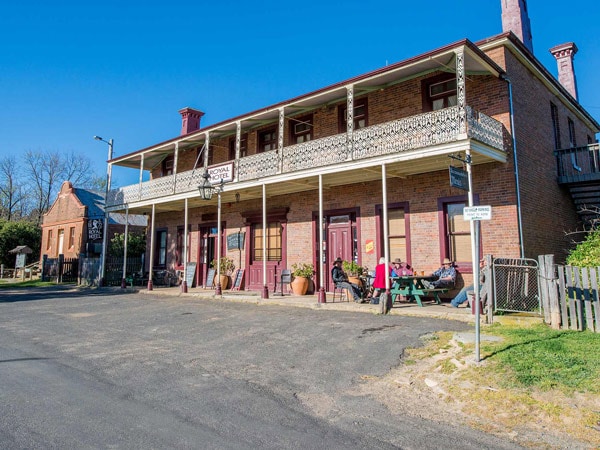 Exterior of the Royal Hotel in Hill End