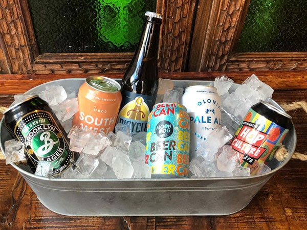 iced beer bucket at Babylon Lounge & Garden Bar