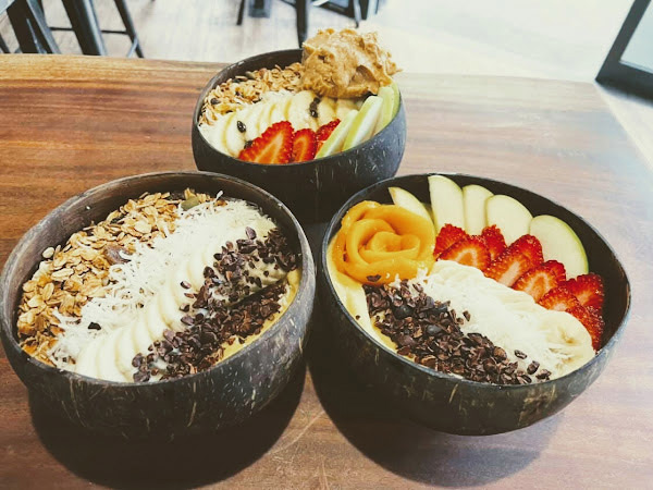 smoothies at Karma Cafe, Darwin