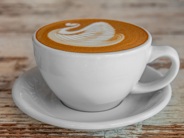 a cup of coffee at Kopi Stop, Darwin