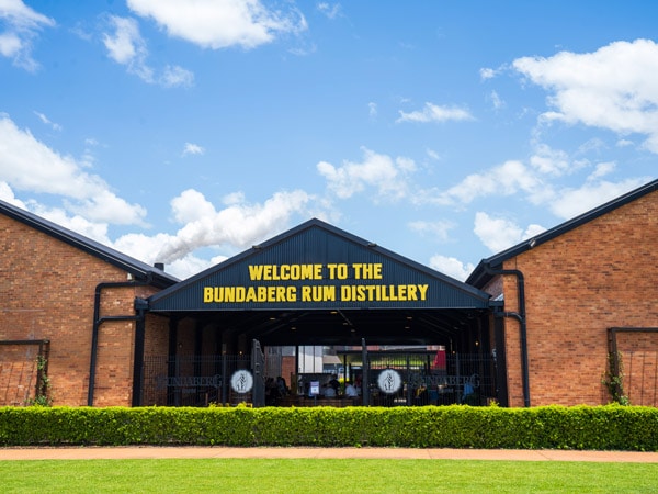 outside view of The Bundaberg Rum Distillery
