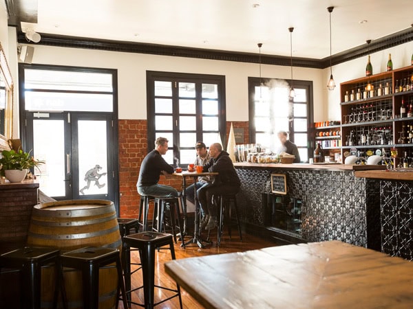 people dining inside the Commercial Boutique Hotel in Tenterfield