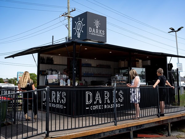 people ordering coffee at Darks Coffee Roasters