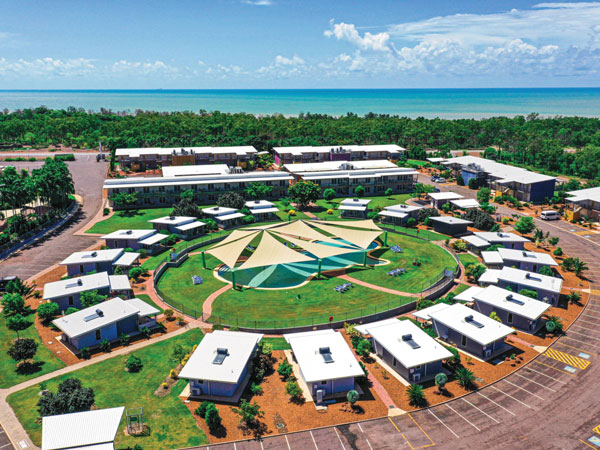an aerial view of Club Tropical Resort Darwin