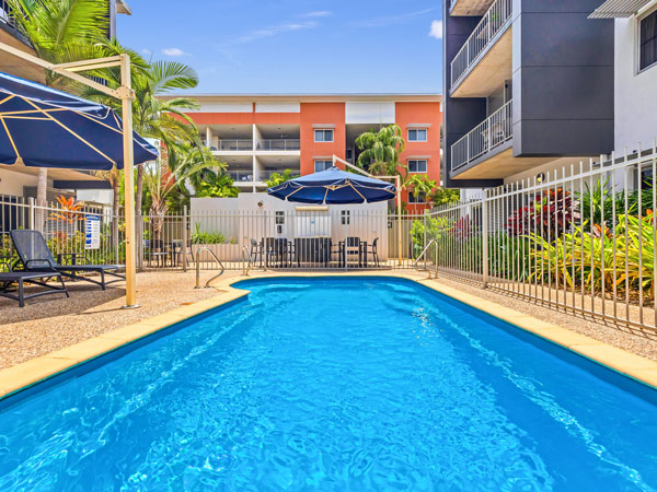an outdoor pool at Hudson Parap, Darwin