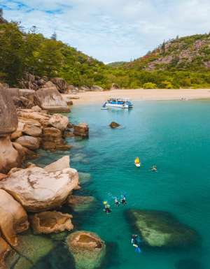 snorkelling at Radical Bay, Magnetic Island, Townsville
