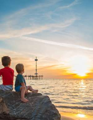 family beach vacation in South Australia