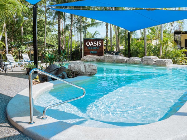 outdoor pool at Oasis Tourist Spot in Darwin, NT