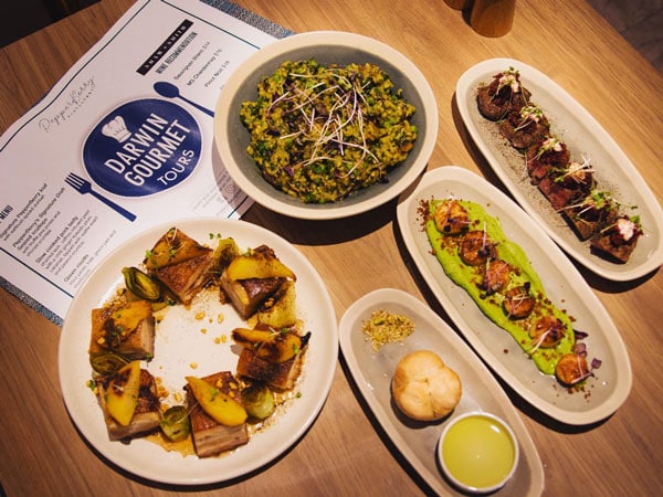 meal at PepperBerry Restaurant, Darwin, NT