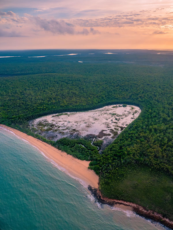 a beach near Tiwi Island Retreat