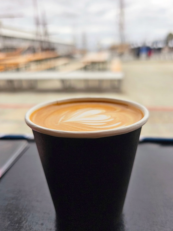 coffee at The Stagg Midtown, Hobart