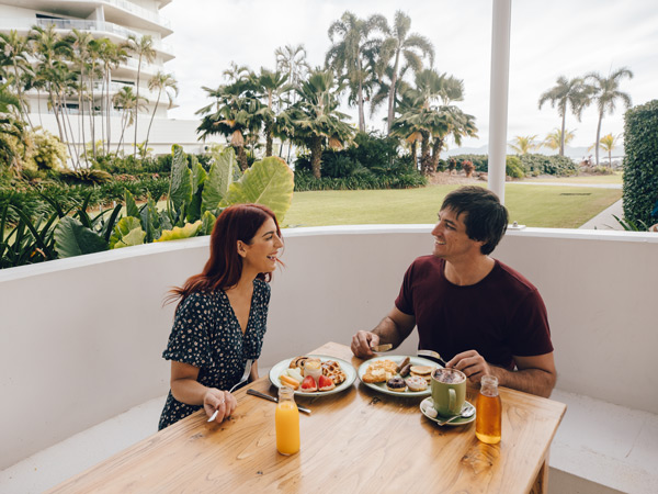 a couple dining at Quarterdeck, Townsville