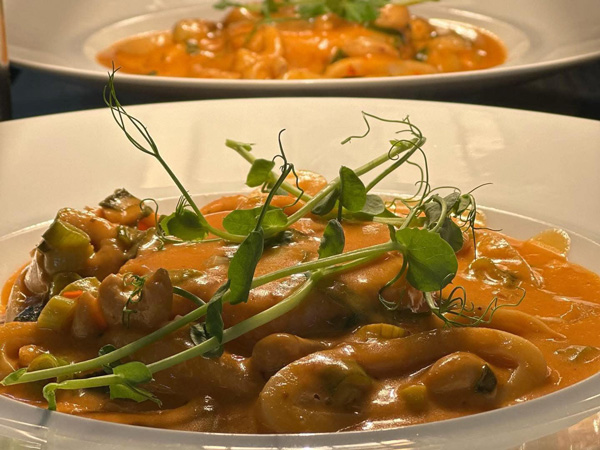a close-up shot of a dish at The Balcony Restaurant, Townsville