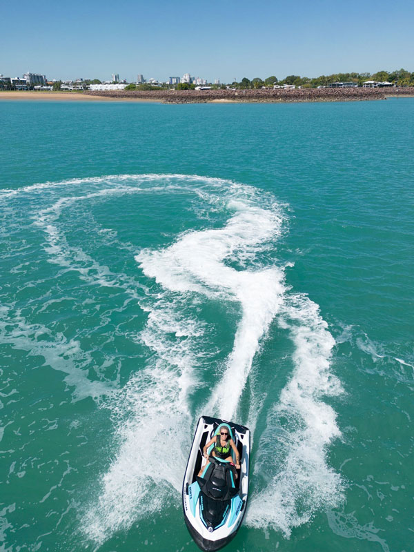 a jet ski adventure in Darwin Harbour