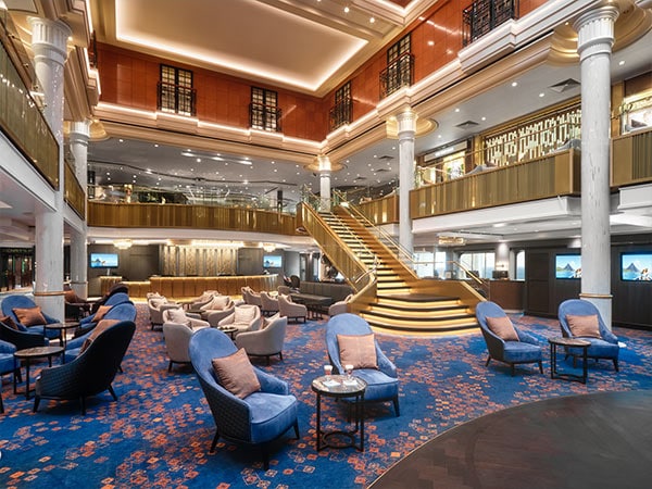 Norwegian Spirit cruise line atrium
