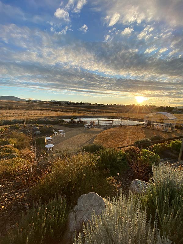 The view from Carpe Diem Guesthouse, Tenterfield