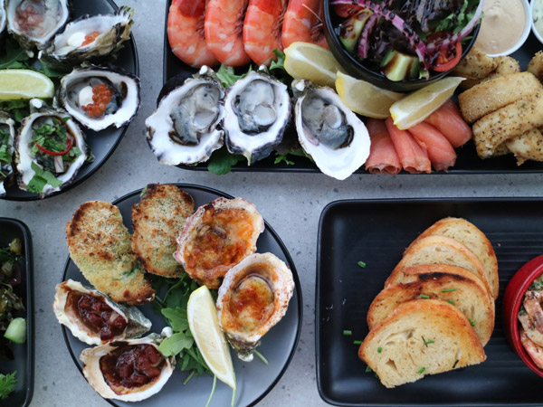 oysters and delicious bites at Oyster Bar, Darwin