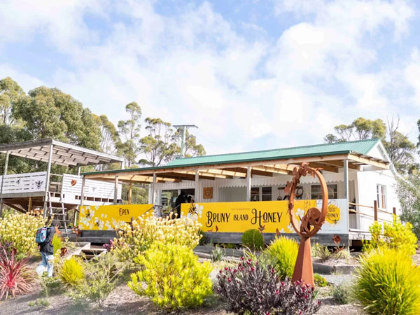 the Bruny Island Honey entrance