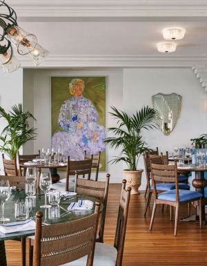 the elegant dining interior of Dinah’s @ Osborn House, Bowral
