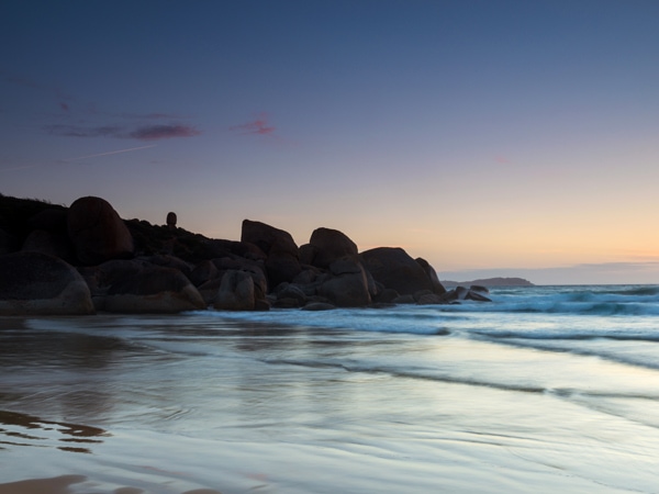 Sunrise at Norman Bay Beach - one of Australia's best beaches